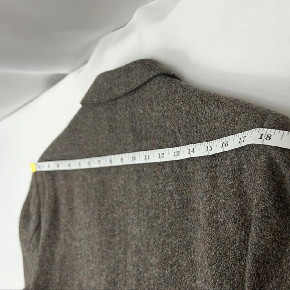 Vintage May‎ D&F Academia Gray Wool Sport Coat Professor Elbow Patches  Size M